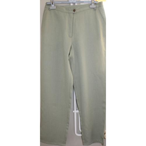 Pantalon Daxon Polyester 44 Vert 