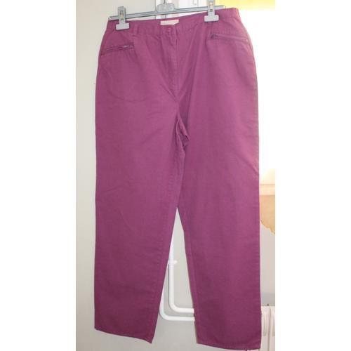 Pantalon Daxon Coton 44 Violine