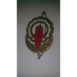Insigne Algérie Colonial Centre D'instruction Du Train 10 Oran Avec Attache 