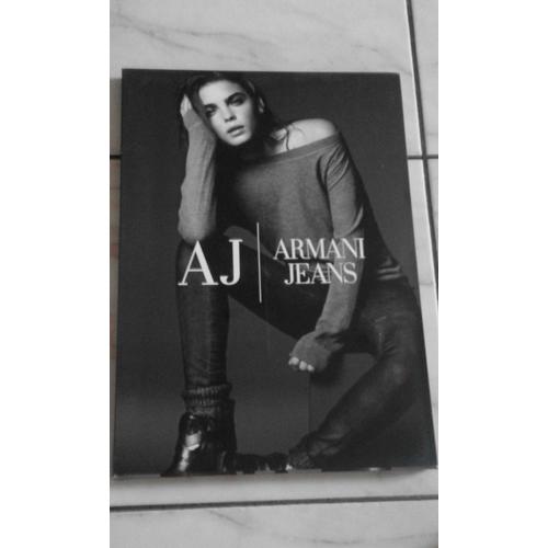 Affiche Aj. Armani Jeans. Biface.