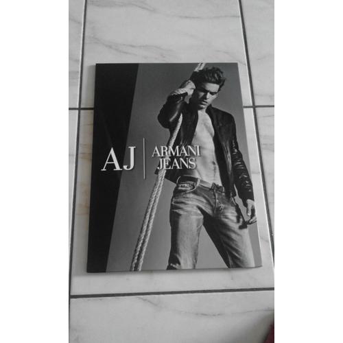 Affiche Aj. Armani Jeans. Biface. Papier Glacé.