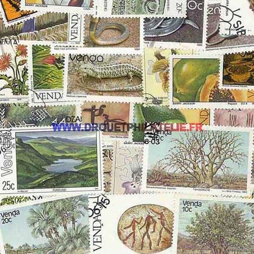Venda 50 Timbres Differents Obliteres