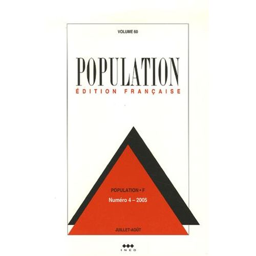 Population Volume 60 N° 4, Juil