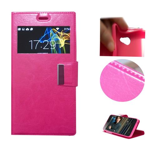 Etui Housse Coque Qualité Kaeesi® Pour Wiko Rainbow Up 4g Rose