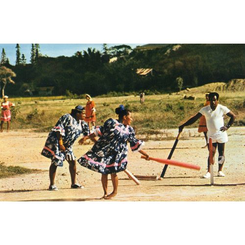 Carte Postale Ancienne - Nouvelle Caledonie - Noumea - Joueuse De Cricket- Les Editions Du Pacifique -