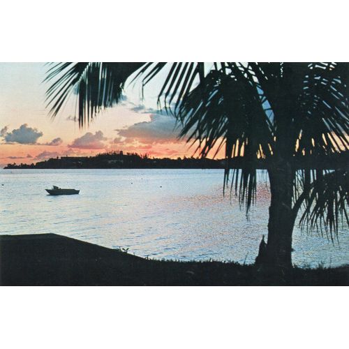 Carte Postale Ancienne - Nouvelle Caledonie -Noumea - Plage De L'anse Vata - Coucher De Soleil -Photo Gilbert Gaëta - Diffusion Hachette