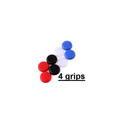 Protection Silicone Pour Joystick De Manette Ps4 Couleur Bleu 4 Grips - Skyexpert
