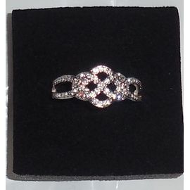 Bague Zirconia En Métal Argentée - T.58