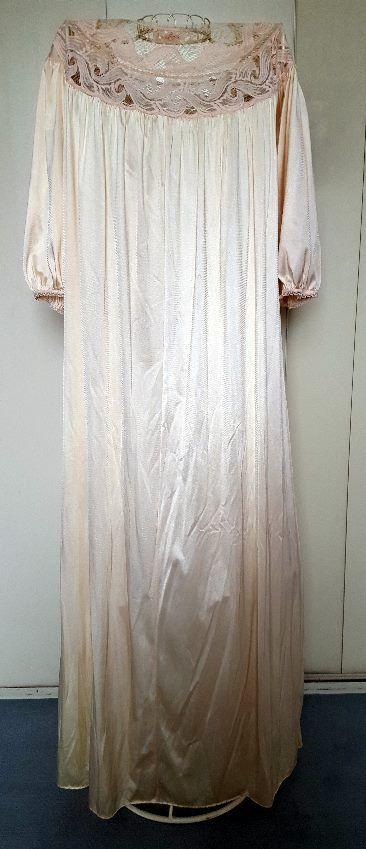 Valisere chemise de nuit en polyamide beige rose taille 42 44 Rakuten