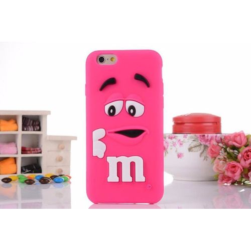 New Coque Fushia M&m's Huawei Ascend P8 Lite Silicone Souple Étui Housse 3d Chocolate