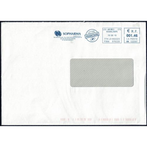 France Ema Empreinte Postmark Sopharma Guadeloupe Grossiste Pharmaceutique 97122 Baie Mahault