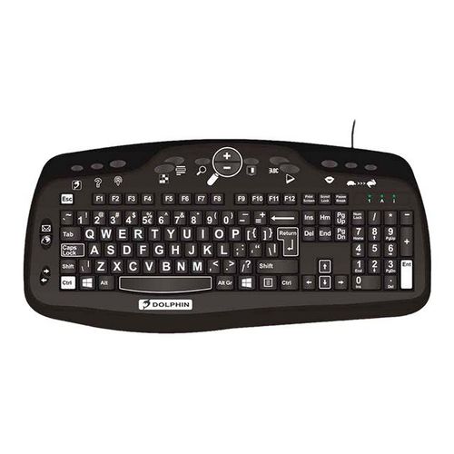 Hypertec Hi Vis - Clavier - noir, blanc