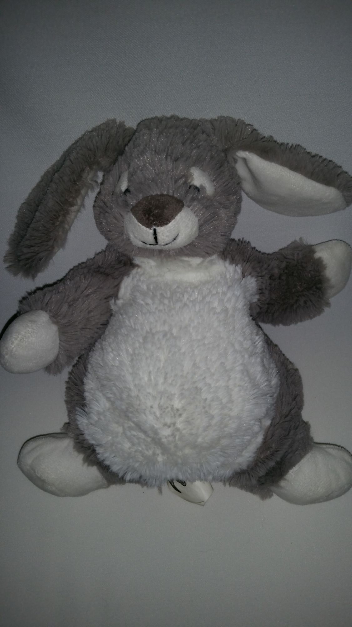 Doudou Lapin Casino Blanc Gris Soft Toys Blankie Comforter Geant Eveil Bebe Naissance Enfant Peluche Cm Oreilles 8 Cm Rakuten