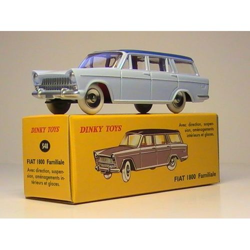 Fiat 1800 Break Sw Bleu 1/43 Dinkytoys 548 Atlas Dinky Toys-Dinky Toys