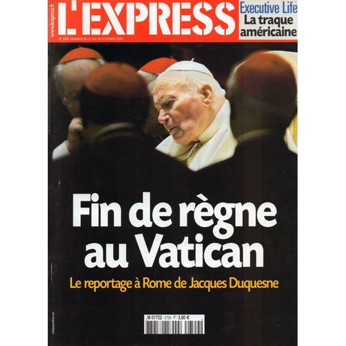 L Express N° 2729 : Fin De Regne Au Vatican