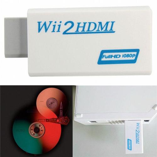 Adaptador Convertidor Hdmi Para Wii 720p 1080p Wii2 Hdmi 3.5