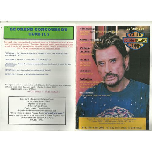 Club Johnny Hallyday Cannes 13 