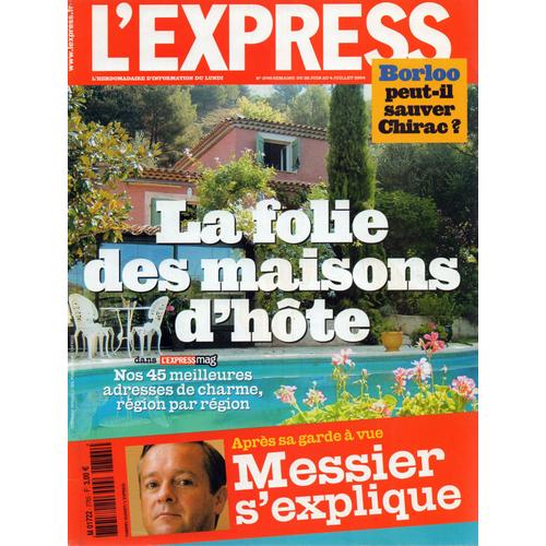 L'express N° 2765 : Borloo Peut-Il Sauver Chirac ?