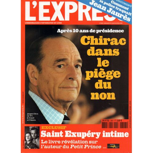 L Express N° 2807 : Chirac Dans Le Piège Du Non