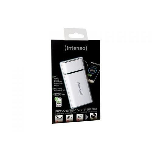 Chargeur Mobile Powerbank Intenso 5200mah (Blanc) Compatible Lg G4 Stylus
