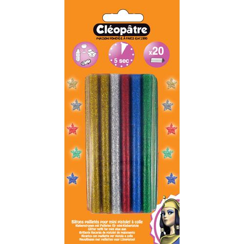 Cléopâtre - 20 Bâtonnets pour pistolet à colle - multi-usages Pas Cher