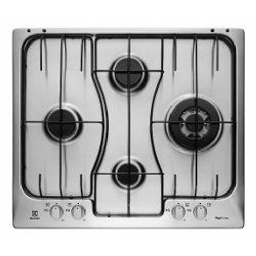 Electrolux Soft Rgg 6243 Lox - Table De Cuisson Au Gaz - 4 Fraise-Mères - Niche - Largeur : 56 Cm - Profondeur : 48 Cm - Inox