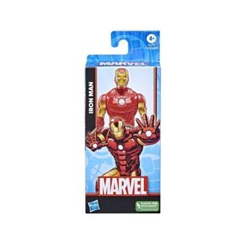 Figurine Avengers : Iron Man 15 Cm - Super Heros - Personnage Articulé - Set Jouet Garcon Et 1 Carte Animaux
