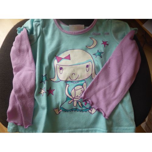 Haut De Pyjama Youngland . Polyester 4 Ans Imprimé