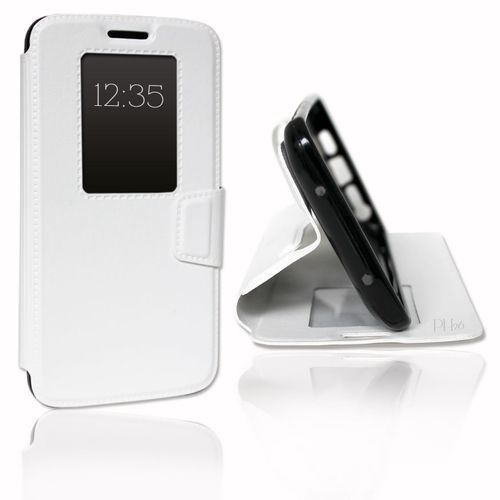 Etui Housse Coque Folio Blanc Pour Lg G2 By Ph26