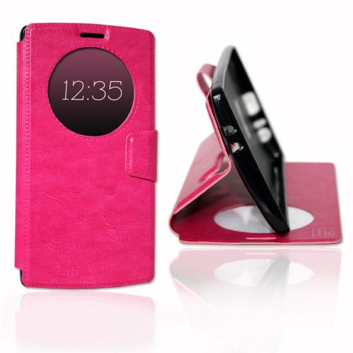 Etui Housse Coque Folio Rose Pour Lg G4 By Ph26