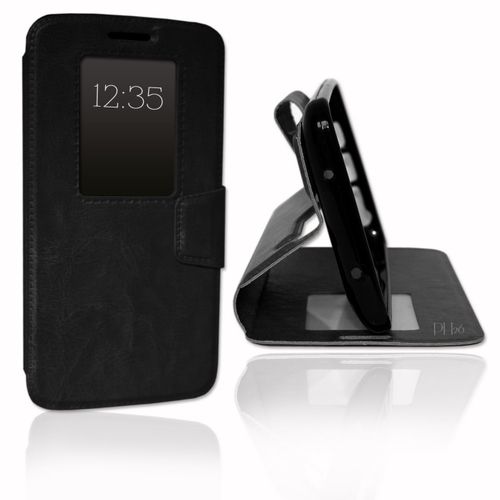 Etui Housse Coque Folio Noir Pour Lg G2 By Ph26