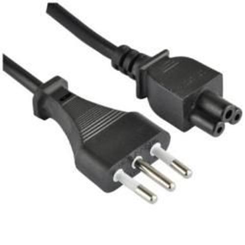 Nilox - Câble d'alimentation - CEI 23-16/VII (M) pour IEC 320 EN 60320 C5 - 1.8 m - noir - Italie