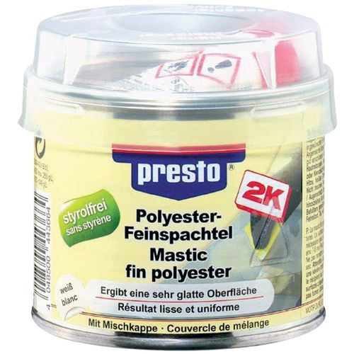 Mastic polyester fin souple Presto - Polyester - 250 g