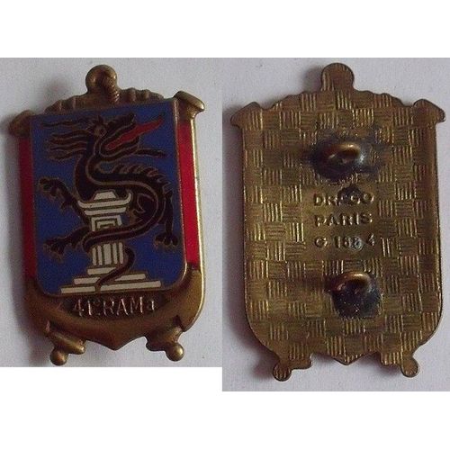 Insigne 41° Régiment D'artillerie De Marine
