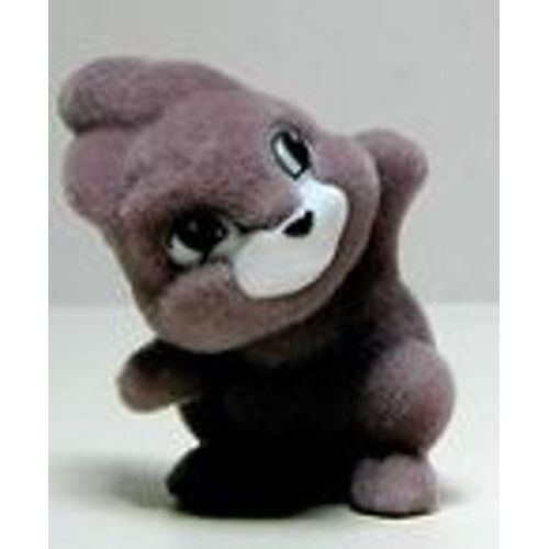 Mini Figurine Lapin Brun - Série Animaux En Feutrine (Kinder 2013)