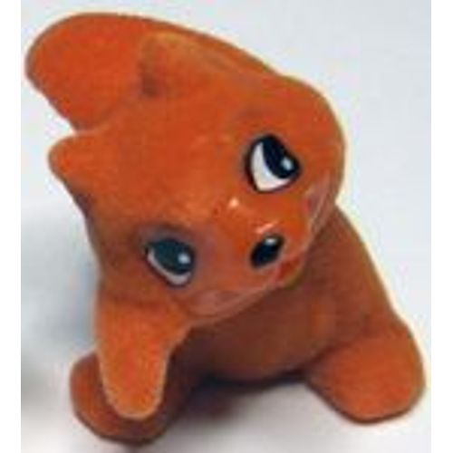 Mini Figurine Ecureuil Roux - Série Animaux En Feutrine (Kinder 2014)