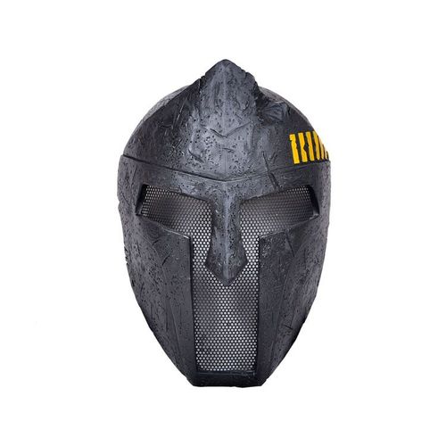 Masque Airsoft Paintball Armée Fibre De Verre Solide Bonne Qualité Avec Grille Et Mousse Intérieure Coloris Gris, Argenté, Noir Et Or Pour Protection Cosplay Déguisement. Black Sugar Paris