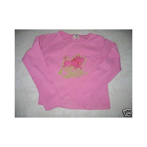 Sweat/Tee Shirt Manches Longues Rose Chipie Taille 5 Ans 