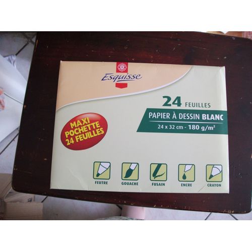 Papier À Dessin Blanc Marque Repere
