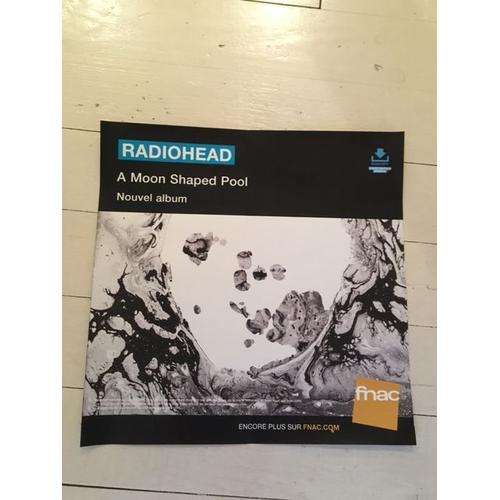 Radiohead A Moon Shaped Pool Plv Fnac Papier Epais 30 Cm * 30cm