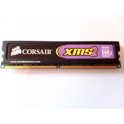 Corsair Mémoire Ram 1Go DDR2 800MHz Cas 5-5-5-12 XMS2-6400