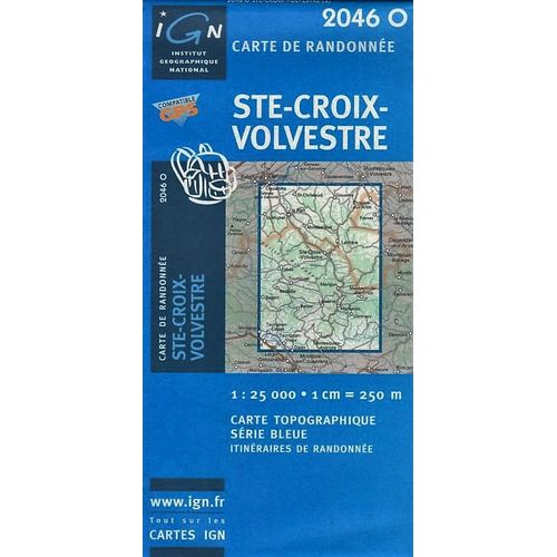 Carte De Randonnee . Ste Croix Volvestre 1/25000