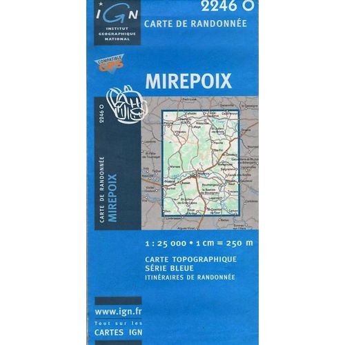 Carte De Randonnee . Mirepoix . 1/25000