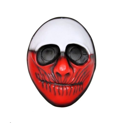 Masque Airsoft Paintball Fibre De Verre Solide Bonne Qualité Avec Grille Et Mousse Intérieure Coloris Or, Noir, Gris Et Autres Pour Cosplay Déguisement Alien Dark Vador Visage. Black Sugar Paris