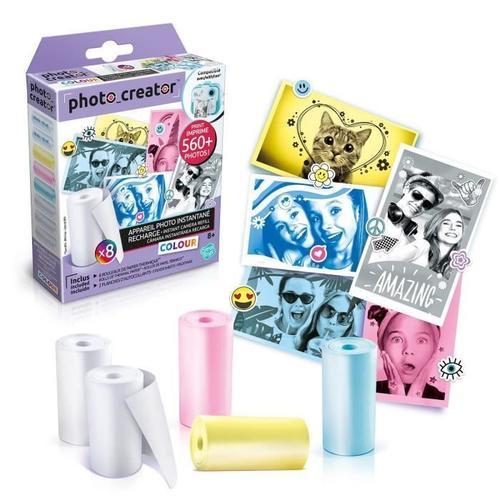 Canal Toys - Appareil Photo Instantané - Kit De Recharge Avec Papiers Spéciaux De Couleur - Clk 016