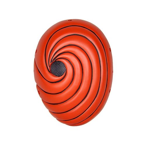 Masque Airsoft Paintball Fibre De Verre Solide Avec Grille Et Mousse Intérieure Cosplay Déguisement Manga Naruto Obito Uchiwa Tobi Akatsuki Coloris Jaune, Orane Et Rouge. Black Sugar Paris