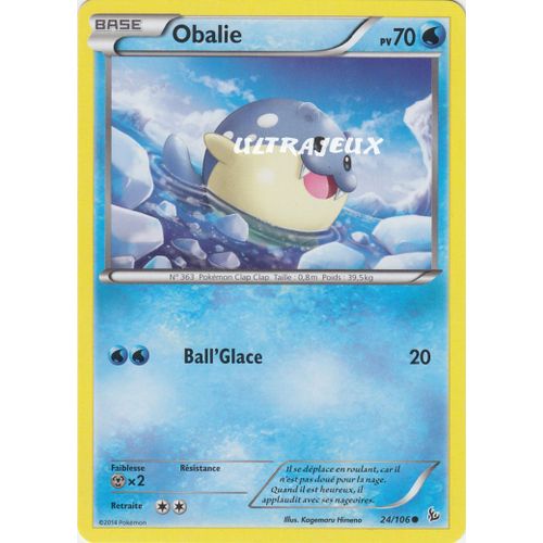 Pokémon - 24/106 - Xy - Étincelles - Obalie - Commune