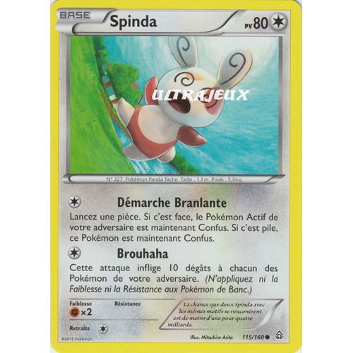 Pokémon - 115/160 - Xy - Primo Choc - Spinda - Commune