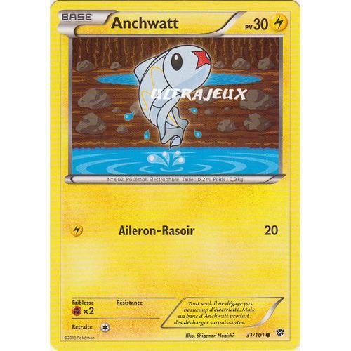 Pokémon - 31/101 - Noir & Blanc - Explosion Plasma - Anchwatt - Commune