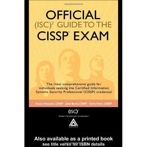 Official (Isc)2 Guide To The Cissp Exam